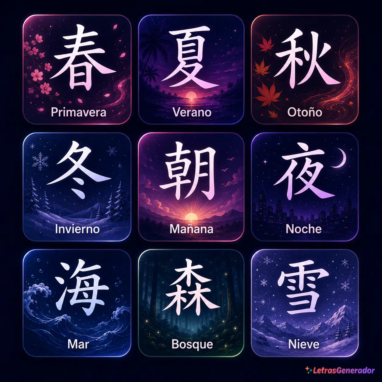 Chinese symbols 5 simbolos-chinos