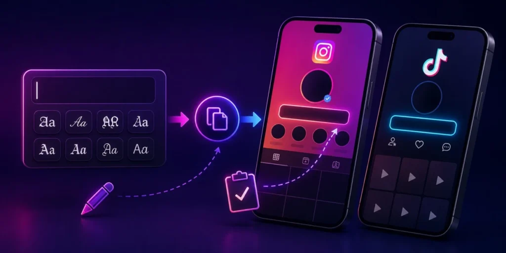 Como usar Letras Aesthetic en Instagram y TikTok